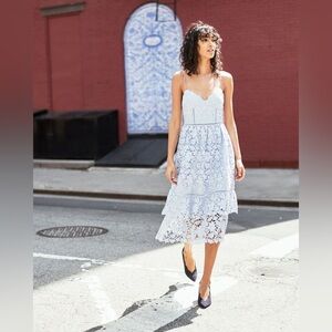 Club Monaco Nanhah Blue Dress - Size 0